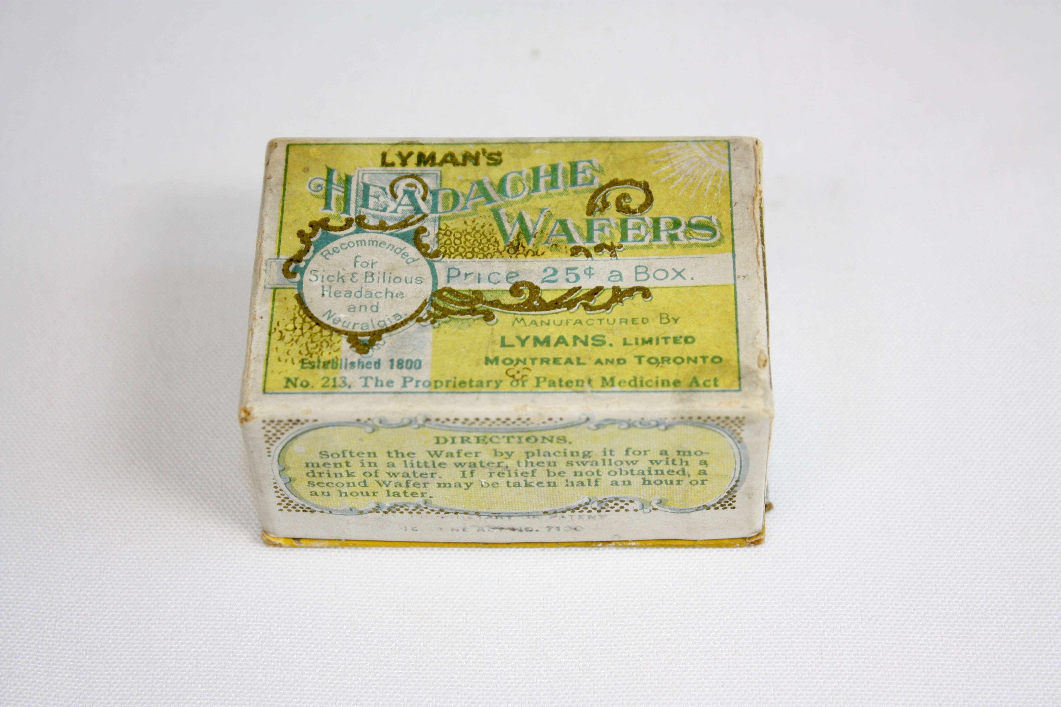 Headache wafers