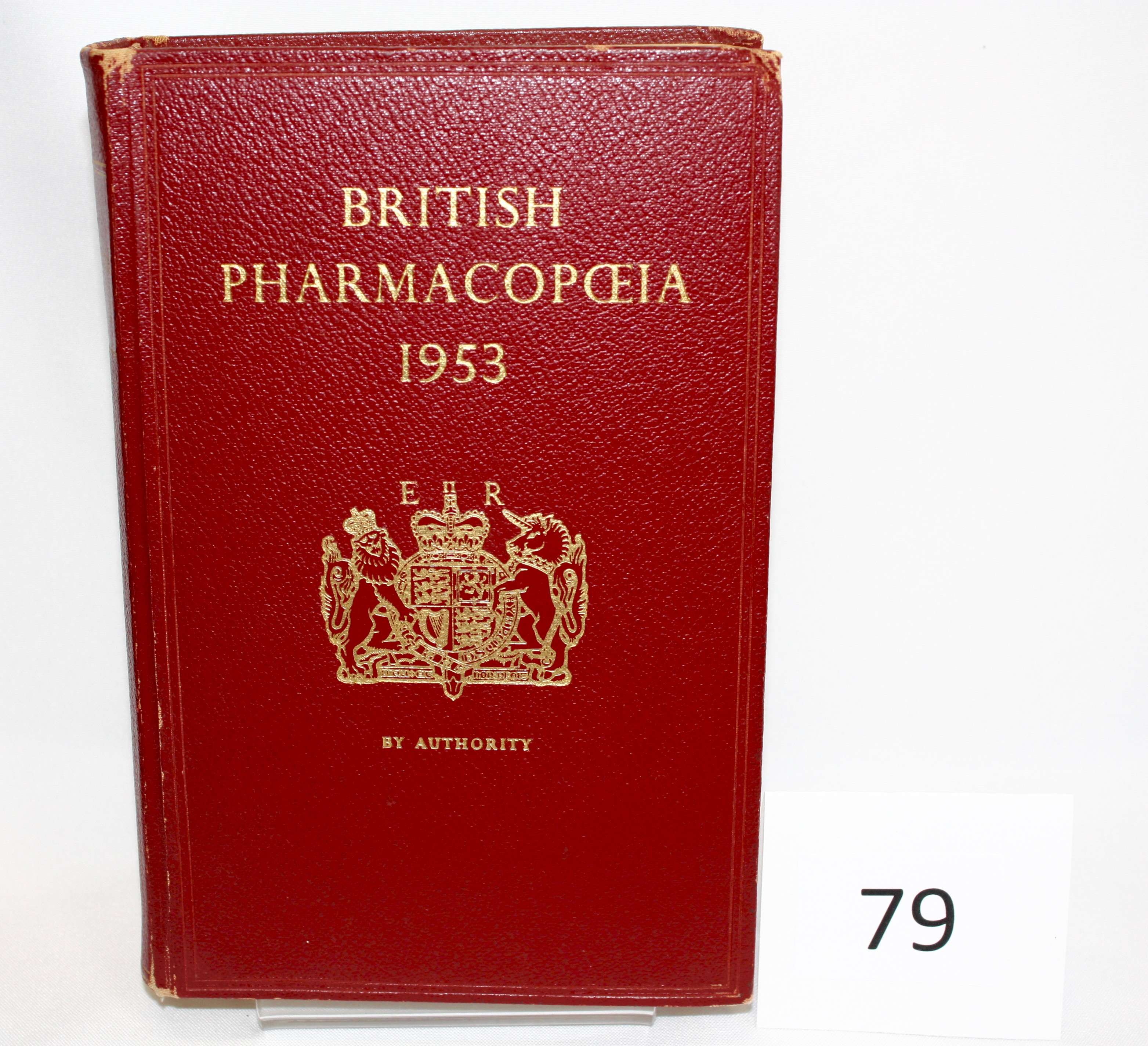 Bristish pharmacopoeia 1953