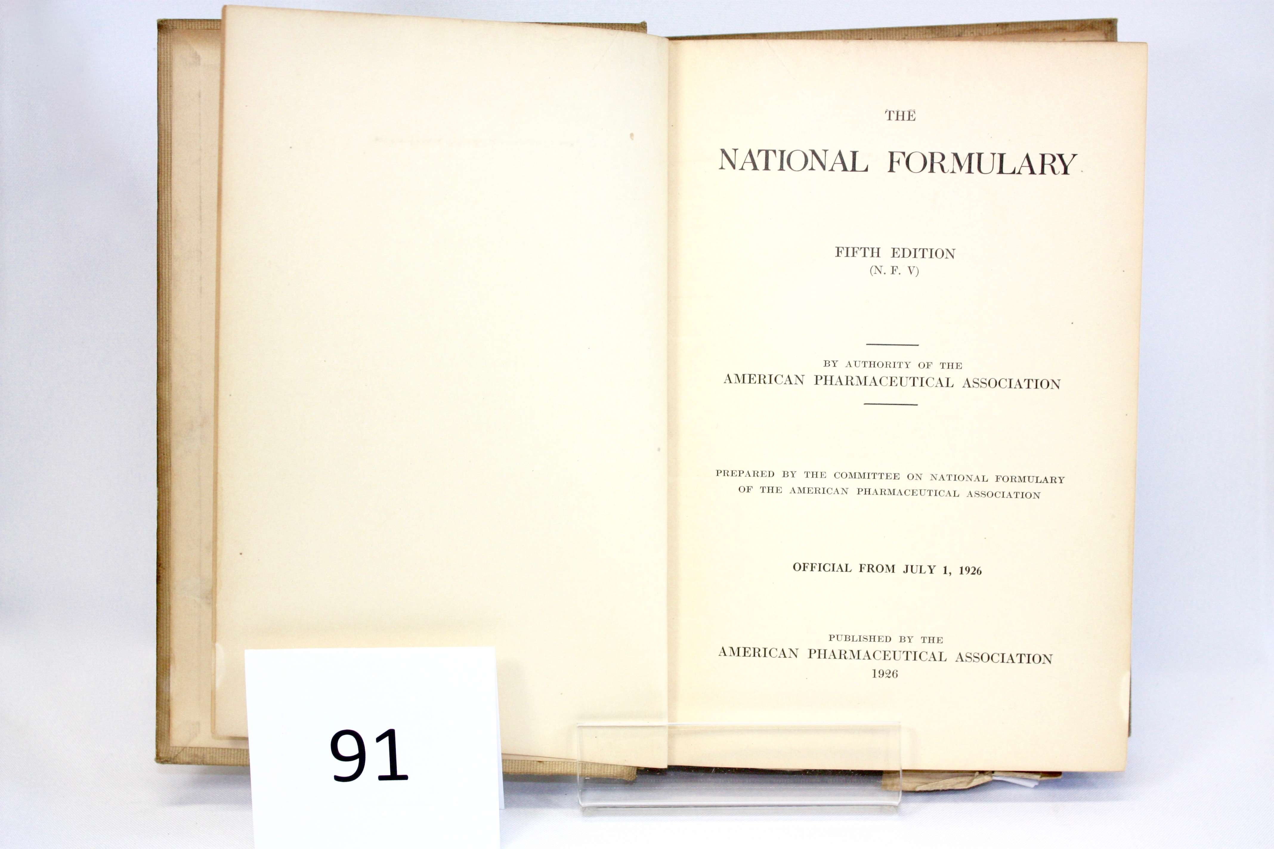 The National Formulary