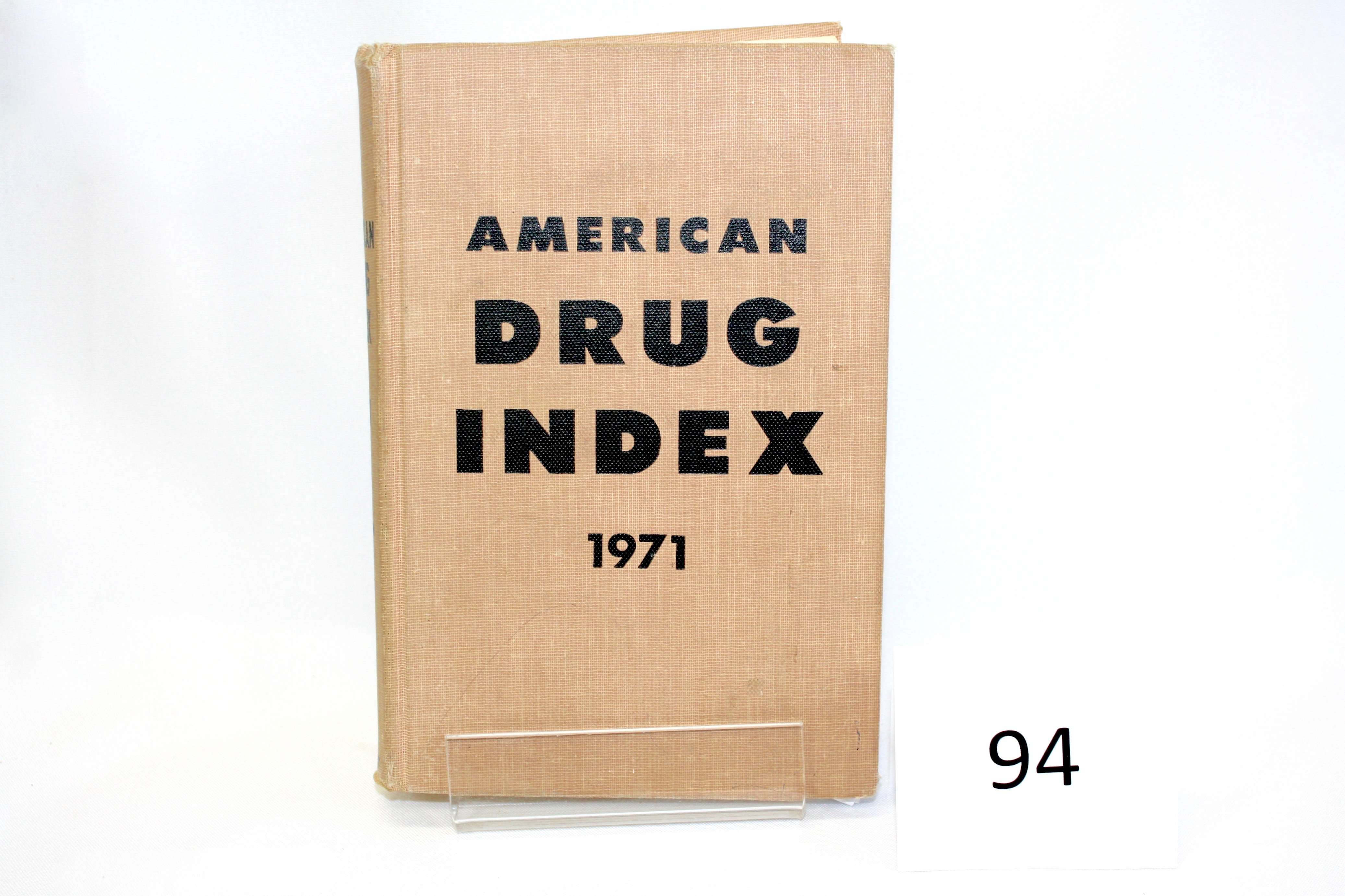 American Drug Index 1971